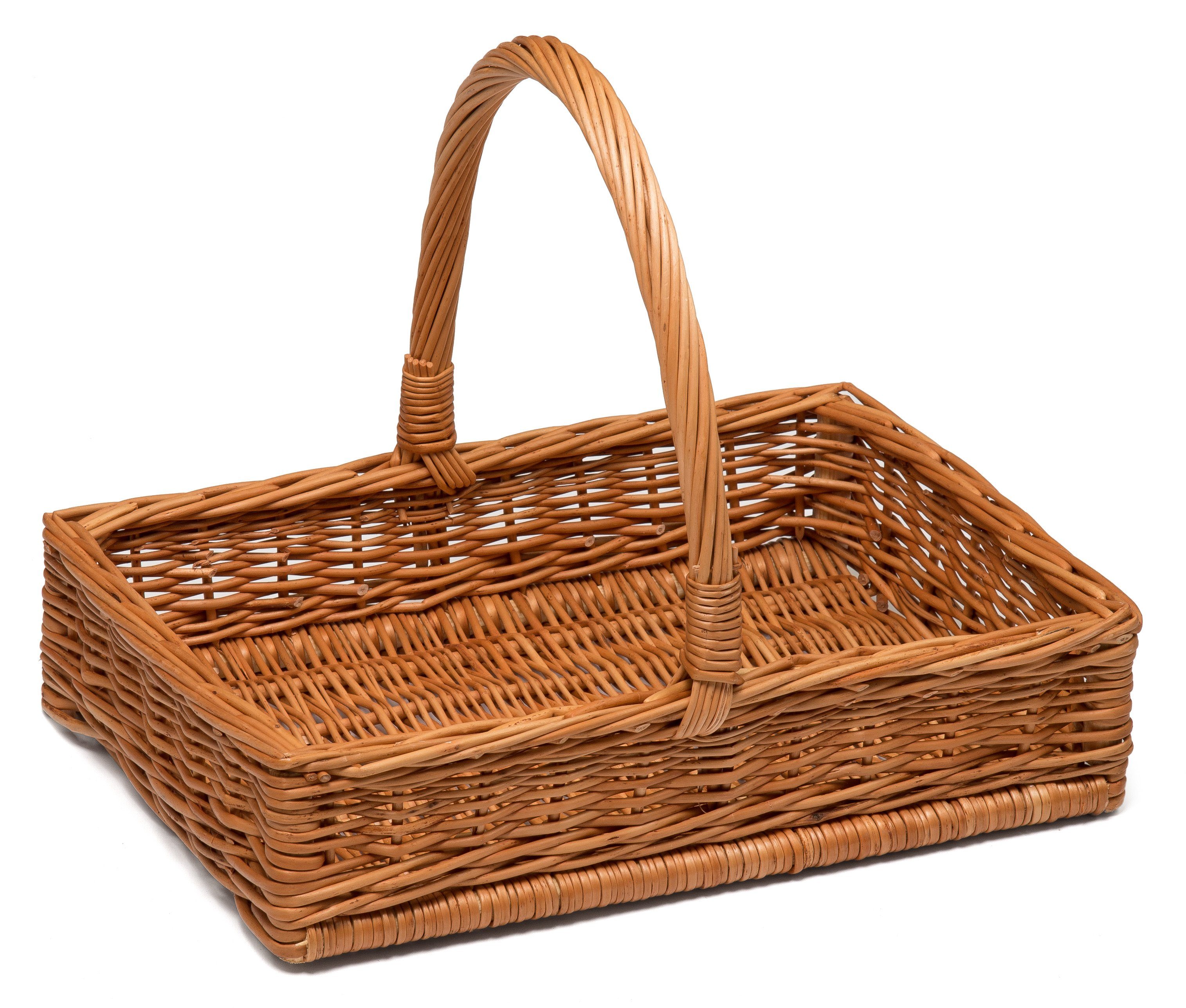 Wicker Display Basket with Handle 32cm Prestige Wicker