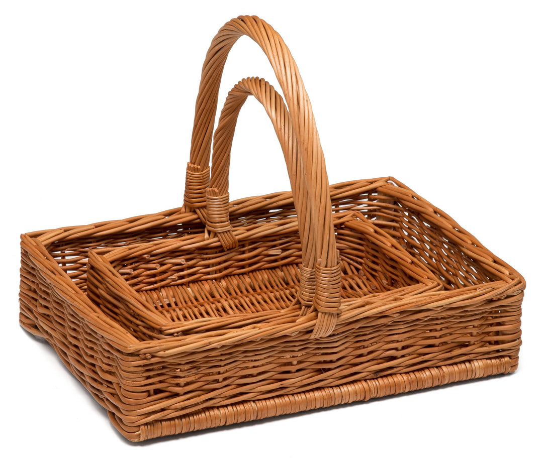 Wicker Display Basket with Handle 44cm Display & Catering Prestige Wicker 