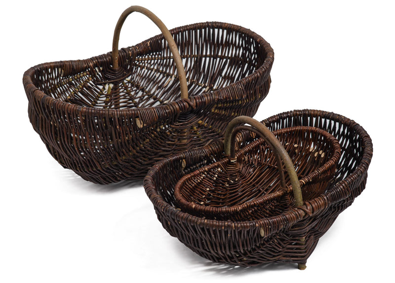 Wicker Garden Trug Basket - Unbarked Home & Garden Prestige Wicker 