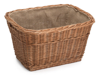Wicker Log Basket Lined Home & Garden Prestige Wicker 