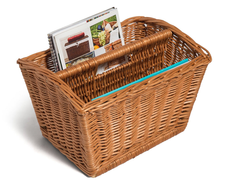 Wicker Magazine Basket Rack Cottage Home & Garden Prestige Wicker 