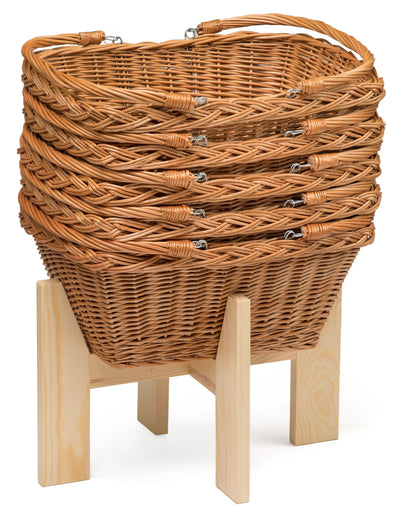 Wicker Shopping Basket With Handles Display & Catering Prestige Wicker 