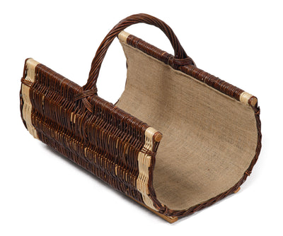 Wicker Willow Log Carrier Basket Home & Garden Prestige Wicker 