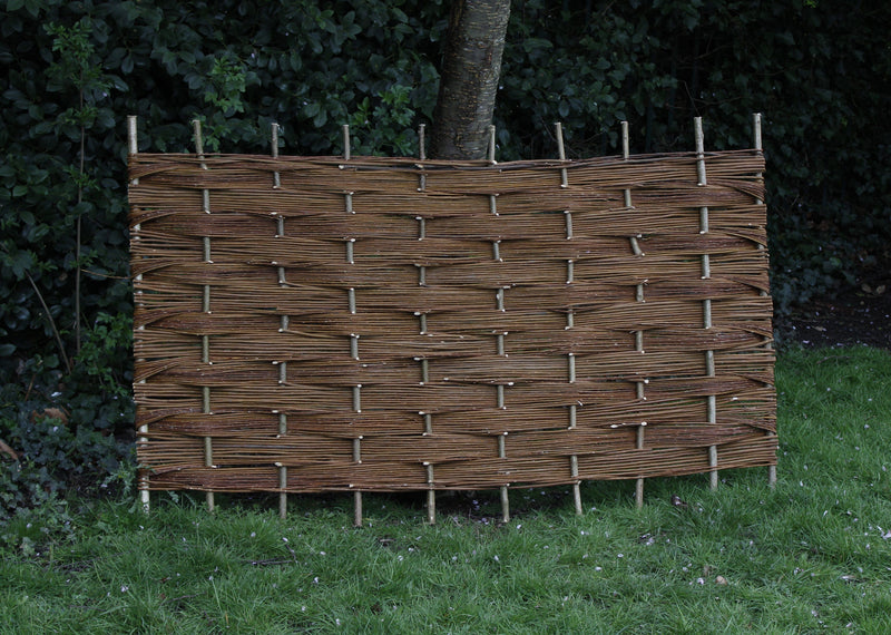 Willow Fence Panel Hurdle HOME AND GARDEN Prestige Wicker 6 feet by 3 feet 