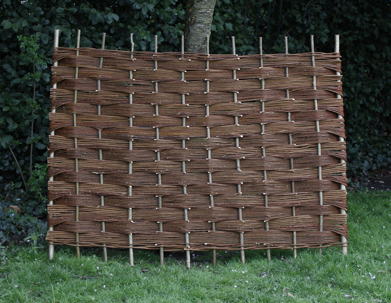 Willow Fence Panel Hurdle HOME AND GARDEN Prestige Wicker 6 feet by 4 feet 