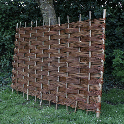 Willow Fence Panel Hurdle HOME AND GARDEN Prestige Wicker 