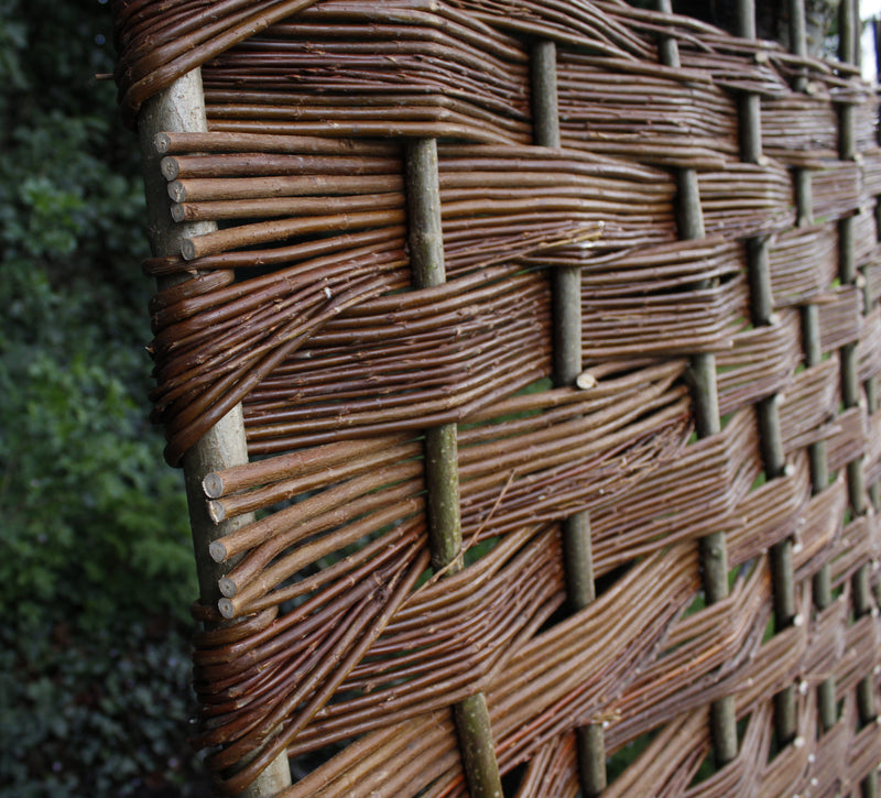 Willow Fence Panel Hurdle HOME AND GARDEN Prestige Wicker 