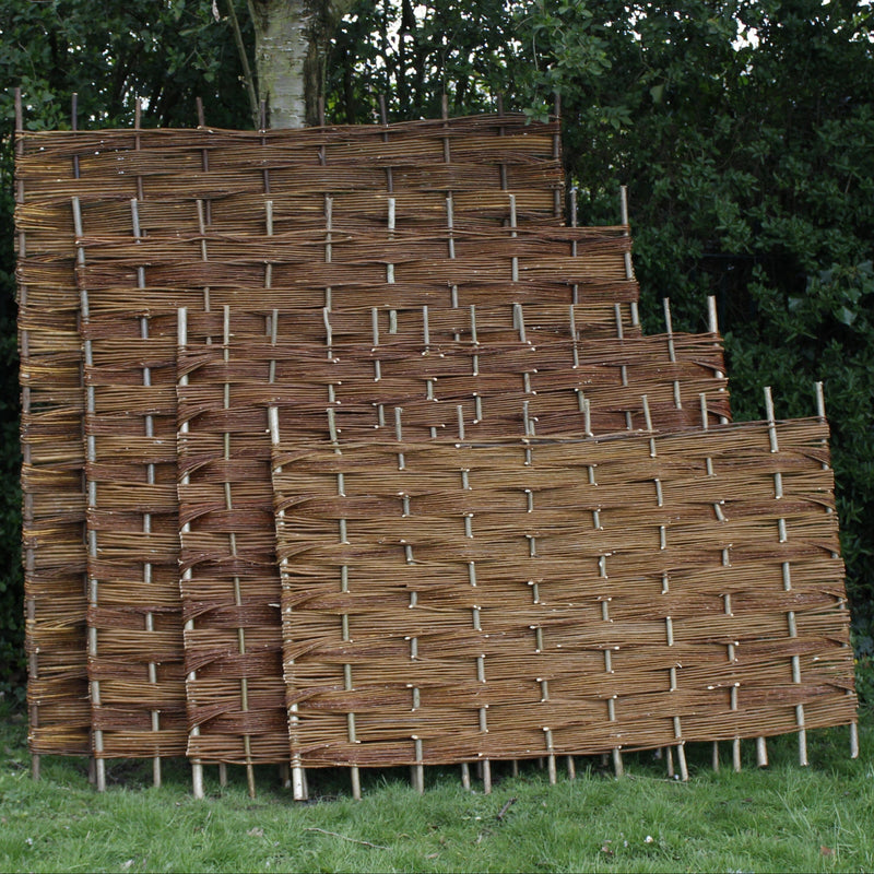 Willow Fence Panel Hurdle HOME AND GARDEN Prestige Wicker 