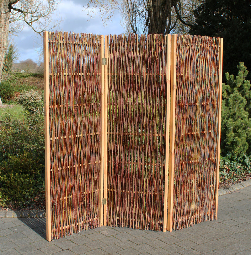 Willow Garden Privacy Screen Paravan Home & Garden Prestige Wicker 