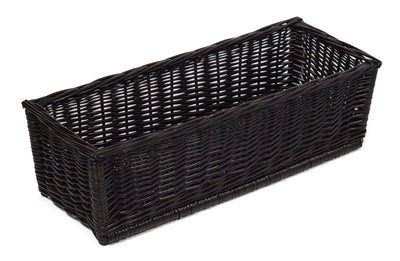 Wooden Display Stand With Three Wicker Baskets Display & Catering Prestige Wicker black basket only 