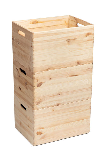 Wooden Storage Box- Safe Place Home & Garden Prestige Wicker 