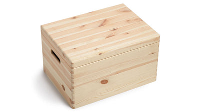 Wooden Storage Box with Lid - Safe Place Storage & Organization Prestige Wicker 