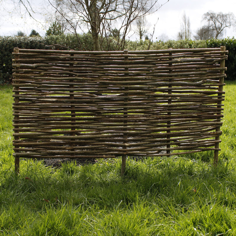 Woven Hazel Border Edging Fence 60cm Height HOME AND GARDEN Prestige Wicker 